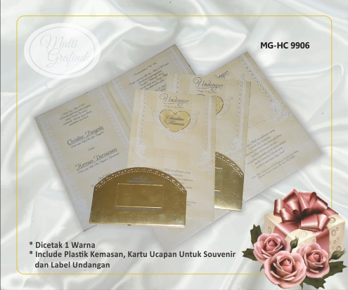 Undangan Template Eksklusif 13x21 cm